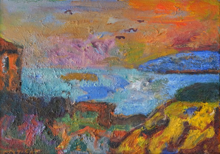 Sunset Near Arles